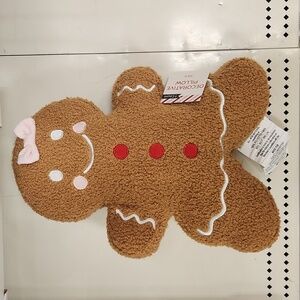 Wondershop Girl Gingerbread Pillow